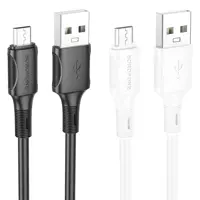 Кабель BOROFONE BX80 USB to Micro 2.4A 1m black), мініатюра зображення № 5