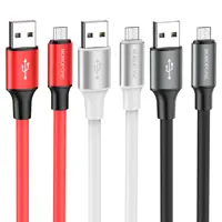 Кабель BOROFONE BX82 USB to Micro 2.4A 1m чорний), мініатюра зображення № 5
