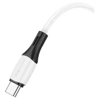 Кабель BOROFONE BX83 USB to Lightning silicone 2.4A 1m білий), мініатюра зображення № 4