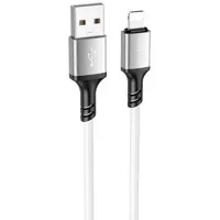 Кабель BOROFONE BX83 USB to Lightning silicone 2.4A 1m білий), мініатюра зображення № 5