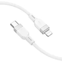 Кабель HOCO Type-C to Lightning X109 PD27W 1m білий), мініатюра зображення № 6