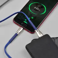 Кабель HOCO U58 Core USB to Micro data cable 2,4A 1.2m. Black), мініатюра зображення № 4