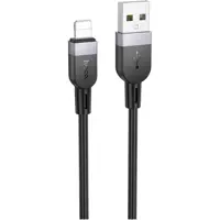 Кабель HOCO USB - Lightning X109, silicone 2,4A, 1м чорний), мініатюра зображення № 4