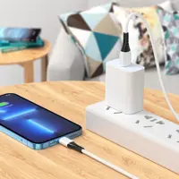 Кабель HOCO USB to Lightning X82 silicone data cable 3A 1m білий), мініатюра зображення № 4