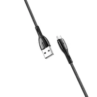 Кабель HOCO USB to Micro U89 2,4A 1,2m black), мініатюра зображення № 6
