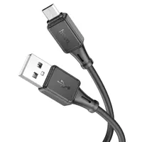 Кабель HOCO USB to Micro X101 silicone 3A 1m чорний), мініатюра зображення № 7