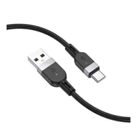 Кабель HOCO USB to Type-C X109 silicone 3A 2m чорний), мініатюра зображення № 5