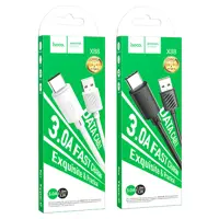 Кабель HOCO USB to Type-C X88 data 3A 1m білий), мініатюра зображення № 2