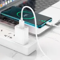 Кабель HOCO USB to Type-C X88 data 3A 1m білий), мініатюра зображення № 4