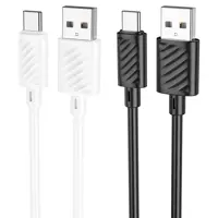 Кабель HOCO USB to Type-C X88 data 3A 1m білий), мініатюра зображення № 5