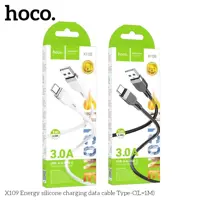 Кабель HOCO X109 USB to Type-C silicone 3A 1m білий), мініатюра зображення № 2