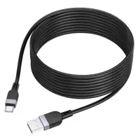 Кабель HOCO X109 USB to Type-C silicone 3A 1m чорний), мініатюра зображення № 4