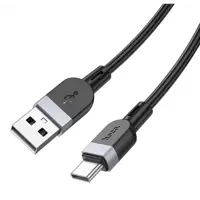 Кабель HOCO X109 USB to Type-C silicone 3A 1m чорний), мініатюра зображення № 5