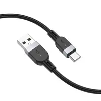 Кабель HOCO X109 USB to Type-C silicone 3A 1m чорний), мініатюра зображення № 3