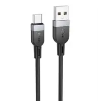 Кабель HOCO X109 USB to Type-C silicone 3A 1m чорний), мініатюра зображення № 7