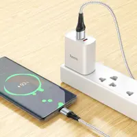 Кабель HOCO X50 USB to Type-C data 3A 1m Grey), мініатюра зображення № 5