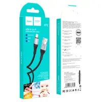 Кабель HOCO X72 USB to Lightning 1м black), мініатюра зображення № 3