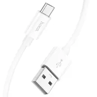 Кабель HOCO X87 USB AM Micro  silicone data cable 2,4A1m. Білий), мініатюра зображення № 4
