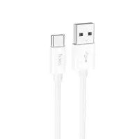 Кабель HOCO X87 USB to Type-C silicone data cable 3A 1m Білий), мініатюра зображення № 7