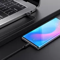 Кабель магнітний BOROFONE BX41 Amiable USB to Type-C 2.4A 1.2m black), мініатюра зображення № 4