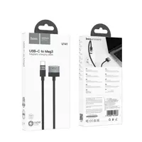 Кабель магнітний HOCO Type-C to MagSafe 3 U141 PD140W 1.8 м Black, для MacBook), мініатюра зображення № 2