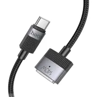 Кабель магнітний HOCO Type-C to MagSafe 3 U141 PD140W 1.8 м Black, для MacBook), мініатюра зображення № 5