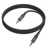 Кабель HОСО UPA27 AUX jack-jack 1.2m чорний), мініатюра зображення № 3