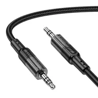 Кабель HОСО UPA27 AUX jack-jack 1.2m чорний), мініатюра зображення № 5