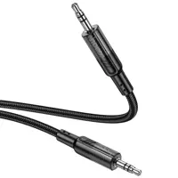 Кабель HОСО UPA27 AUX jack-jack 1.2m чорний), мініатюра зображення № 2