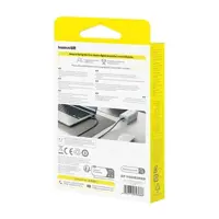 Кабель PD Baseus Type-C ->Type-C Foamed Power Delivery Silicone 100W 1m Black ), мініатюра зображення № 4
