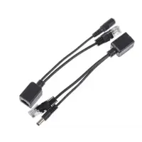 Кабель PoE Splitter Ethernet 10/100Mbps вхід 12 В (пара штекер +гніздо для живлення 5,5)), мініатюра зображення № 4