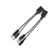 Кабель PoE Splitter Ethernet 10/100Mbps вхід 12 В (пара штекер +гніздо для живлення 5,5)), мініатюра зображення № 7