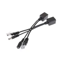Кабель PoE Splitter Ethernet 10/100Mbps вхід 12 В (пара штекер +гніздо для живлення 5,5)), мініатюра зображення № 8