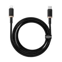 Кабель Power Delivery Baseus Dura Type-C to Lightning PD20W 2m Black-gold P10377800U01-02), мініатюра зображення № 3