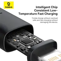 Кабель Power Delivery Baseus Dura Type-C to Lightning PD20W 2m Black-gold P10377800U01-02), мініатюра зображення № 6