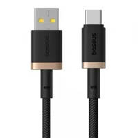 Кабель Power Delivery Baseus USB - Type-C Dura Series PD60W 1m Black-gold P10377802U01-00), мініатюра зображення № 6