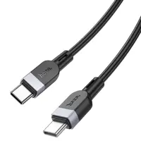 Кабель Power Delivery HOCO X109 Energy Type-C to Type-C PD60W silicone 2m чорний), мініатюра зображення № 3