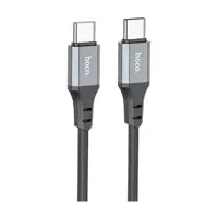 Кабель Power Delivery HOCO X86 Type-C PD60W 3A silicone 1m чорний), мініатюра зображення № 3