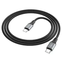Кабель Power Delivery HOCO X86 Type-C PD60W 3A silicone 1m чорний), мініатюра зображення № 8