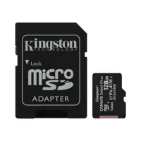 карта пам'яті KINGSTON microSD 128 GB UHS Class 10 100R з SD адаптером), мініатюра зображення № 1