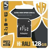 карта пам'яті microSDHC HI-RALI 128GB class 10 з адаптером), мініатюра зображення № 1