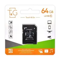 карта пам'яті T&G microSDHC64GB Сlass 10 з адаптером), мініатюра зображення № 3