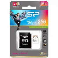 картка пам'яті SILICON POWER Elite microSDHC 256GB Class10 з адаптером