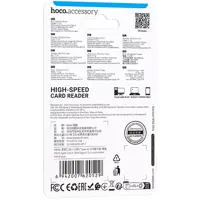 Картрідер HOCO HB45 Spirit (USB3.0, Type-C) сірий), мініатюра зображення № 6