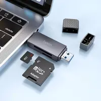 Картрідер HOCO HB45 Spirit USB2.0, Type-C, SD, TF, microSD сірий), мініатюра зображення № 6