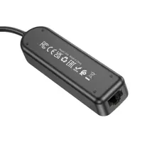 Хаб Borofone DH6 USB AM to 3xUSB3.0 +Lan RJ45, 1.2м), мініатюра зображення № 4