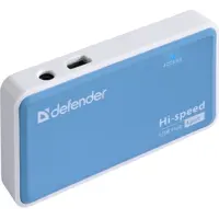 Хаб DEFENDER QUADRO POWER 4xUSB2.0 з блоком живлення 220v), мініатюра зображення № 3