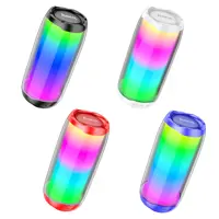 Портативна колонка HOCO HC8 Pulsating RGB Led, BT, FM, TF, AUX, USB, TWS, до 4х годин біла), мініатюра зображення № 6