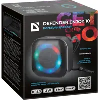 Колонка DEFENDER Enjoy 10 3Вт bluetooth Black), мініатюра зображення № 2
