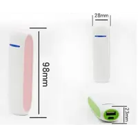 Корпус Power Bank для 1 акумулятора 18650  USB+microUSB 1А овальний), мініатюра зображення № 2